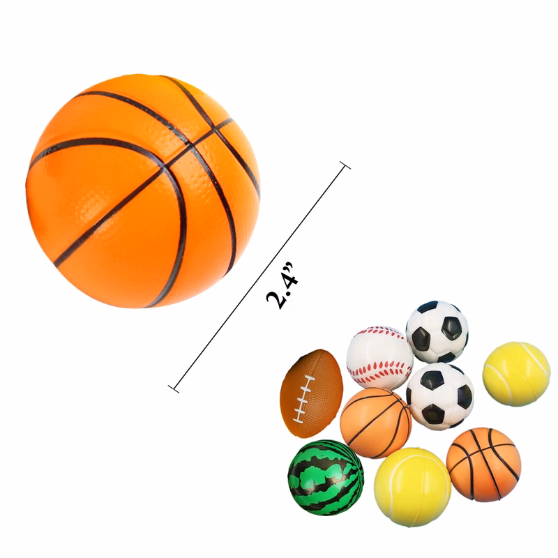 MOQ100 2.4-Inch PU Elastic Stress Relief Ball