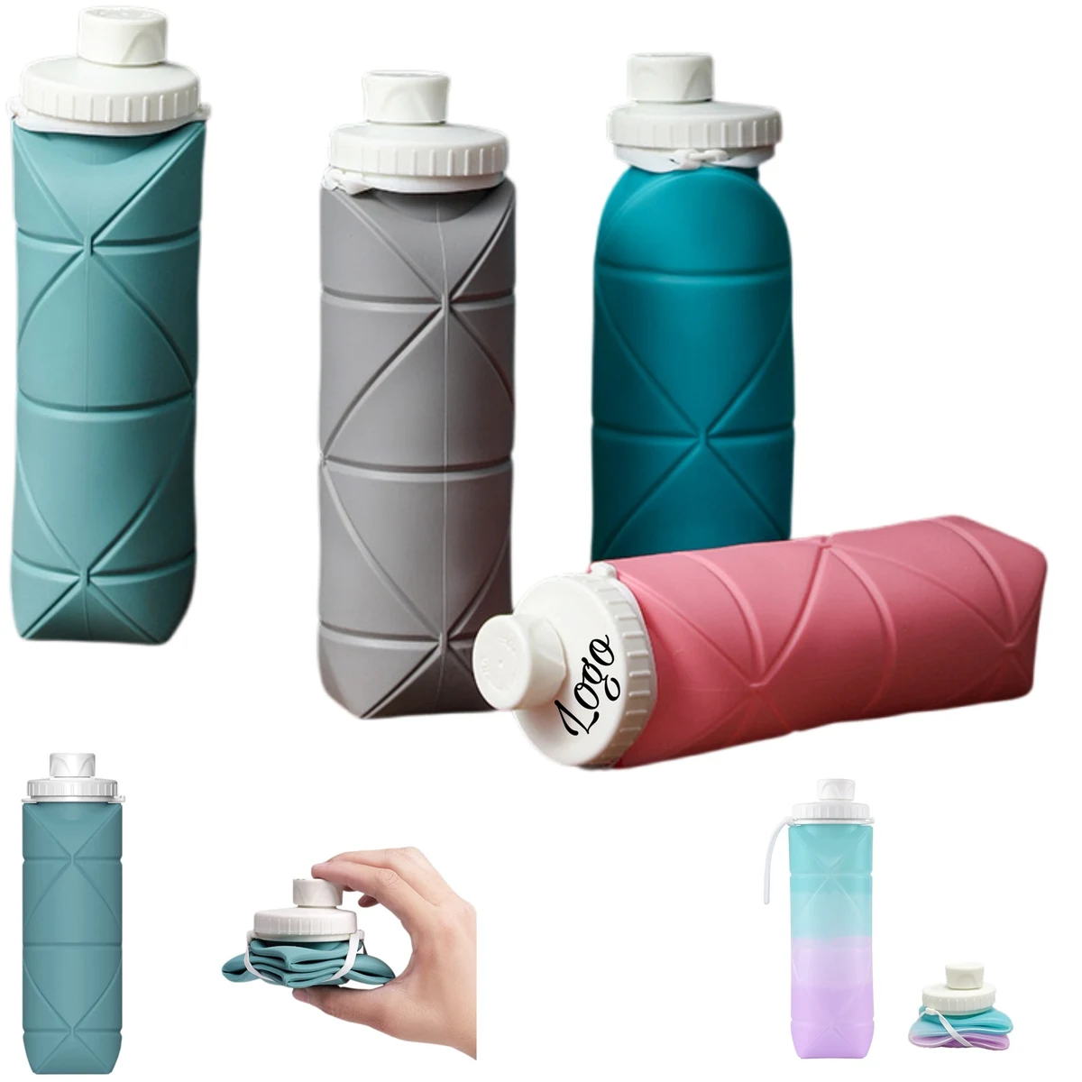 Collapsible Water Bottles Cups 1