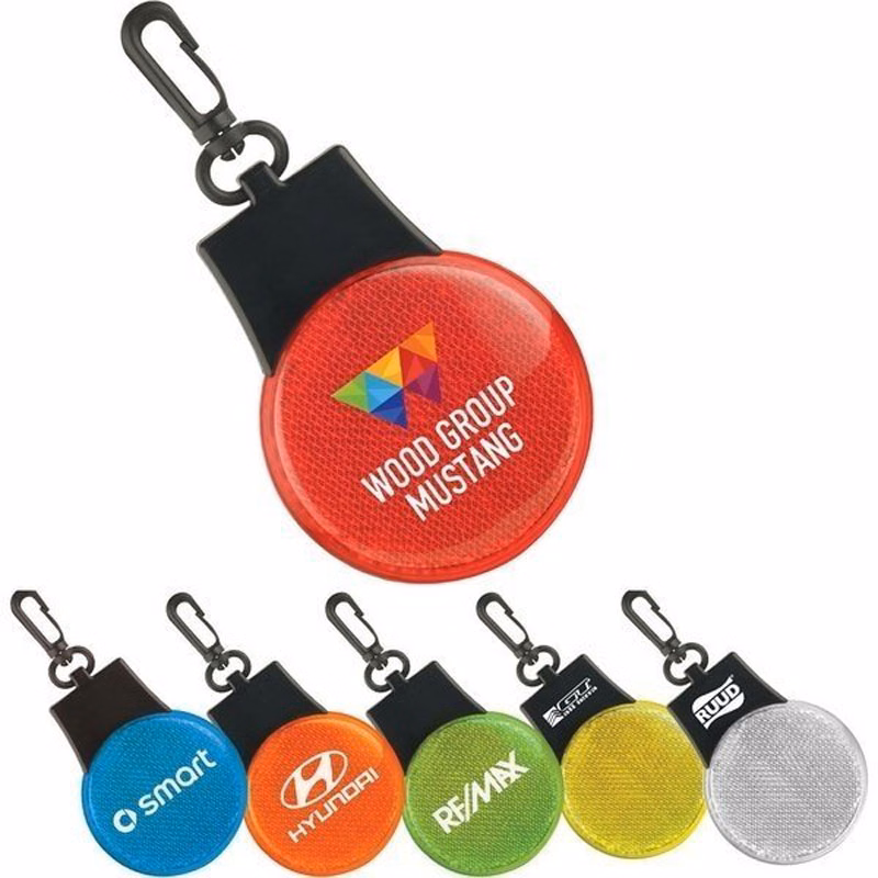 Flashing Reflector Light With Hook Clip