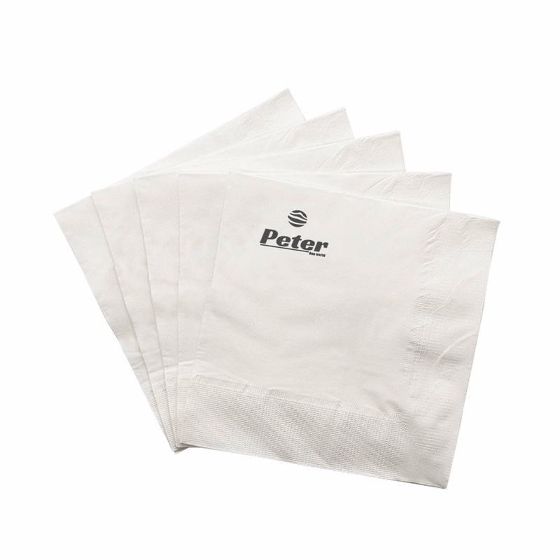 100 PCS White Skin Friendly Restaurant Beverage Napkins