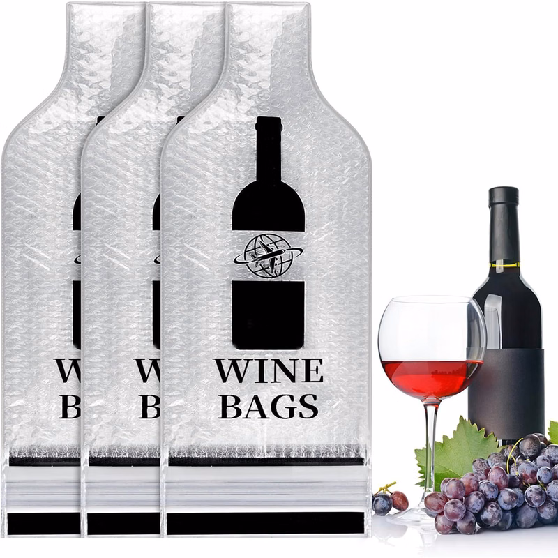 Travel Portable Wine Bottle Wrap Bag