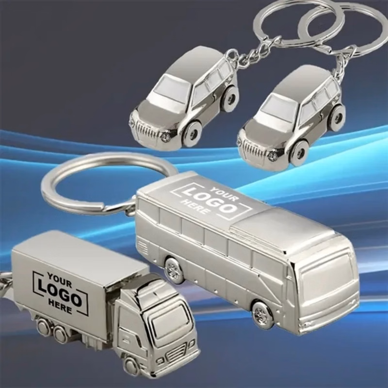 Car Model Metal Keychain