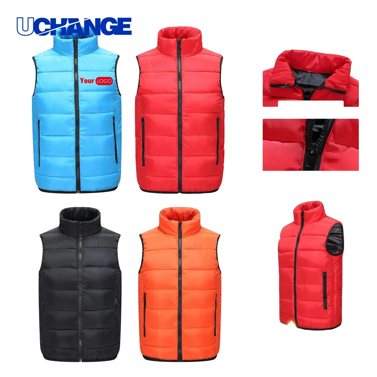 Down Cotton Puffer Vest 1