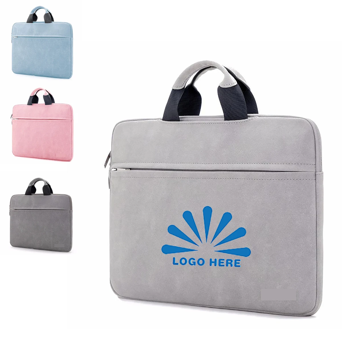 Padded Laptop Sleeves w/ Zipper Closure & Carrying Handles 1