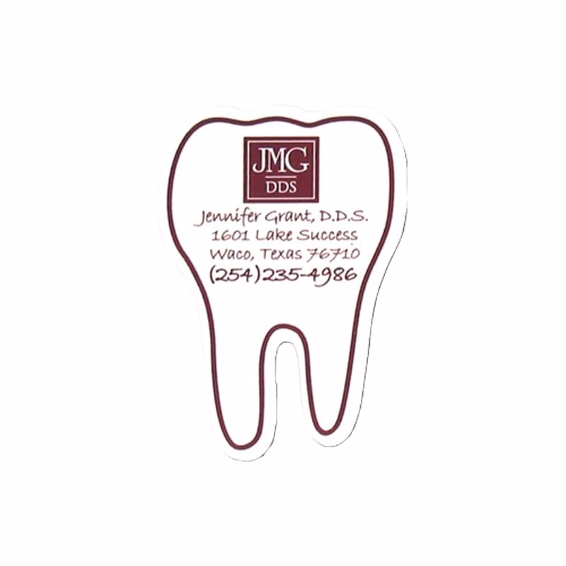 Tooth Shape Stock Vinyl Magnet - 20mil