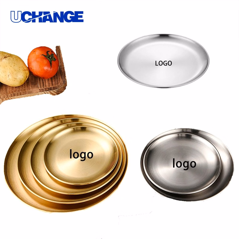 Ten Inch Stainless Steel Dinner Plate