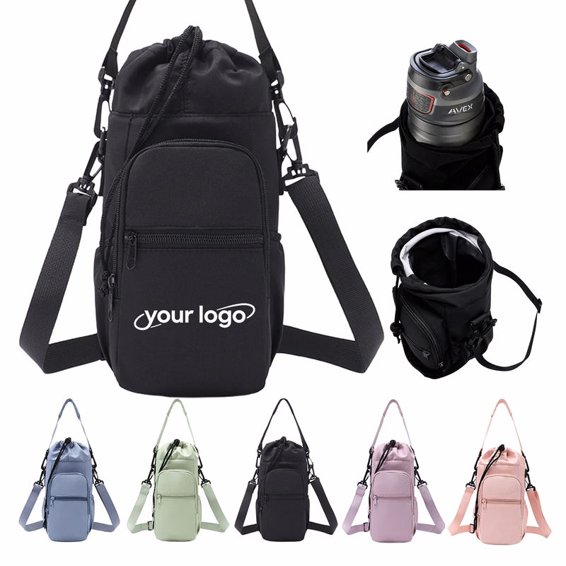 Portable Water Bottle Shoulder Bag