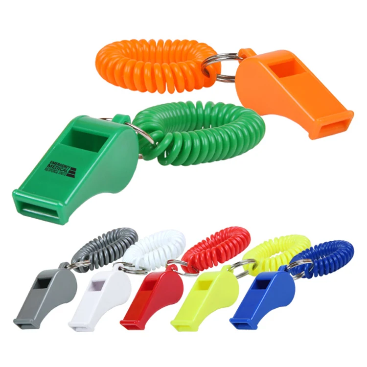 Coil Wristband Whistle Keychain 1