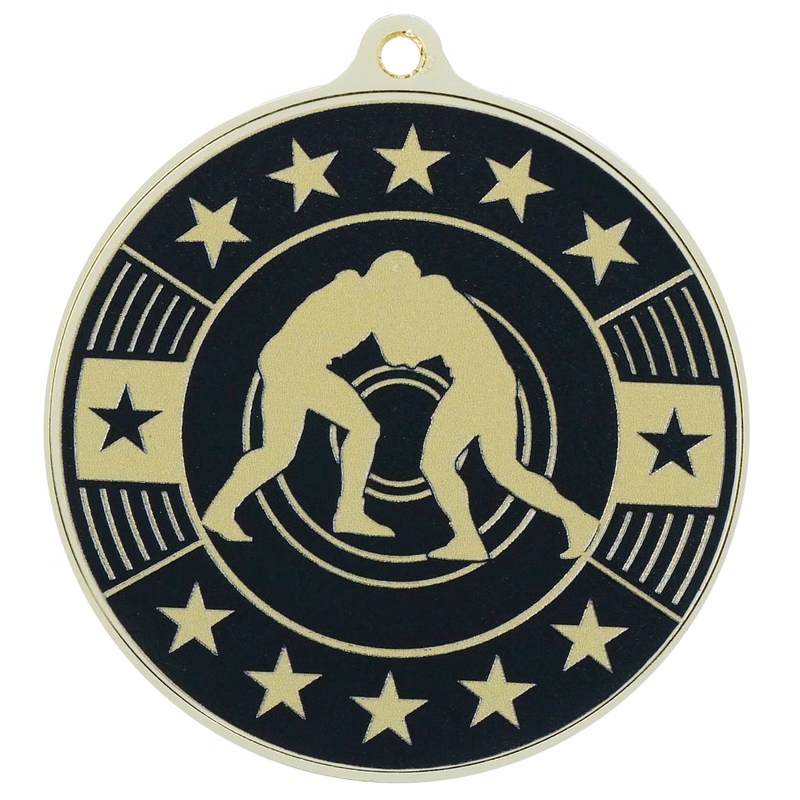 Wrestling Simucast Medallion (2-1/8")