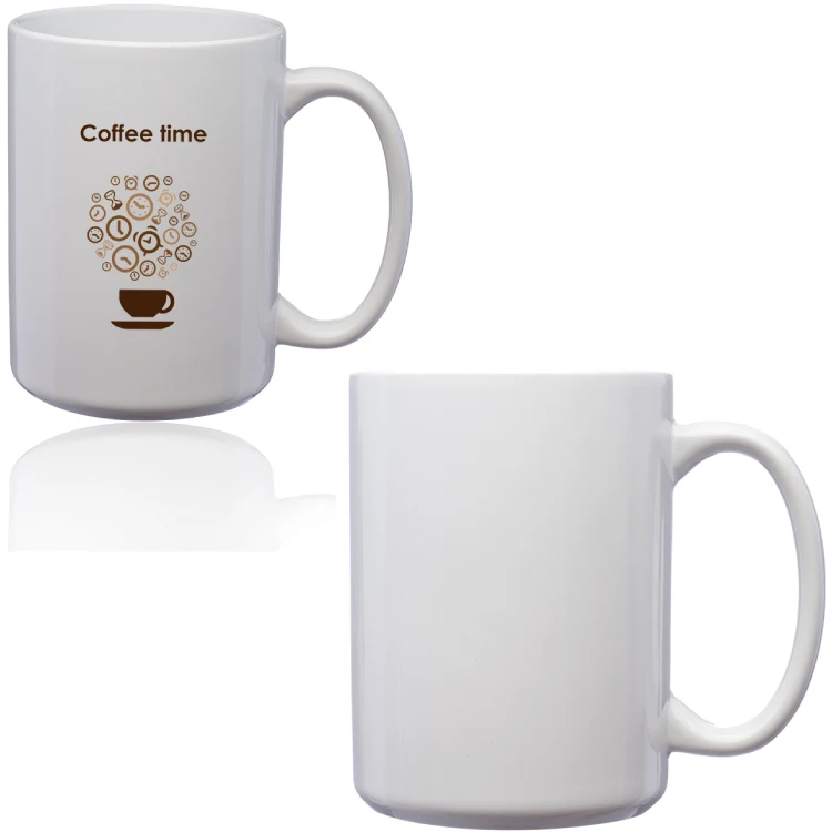 15 oz. Large El Grande Coffee Mug - White 1