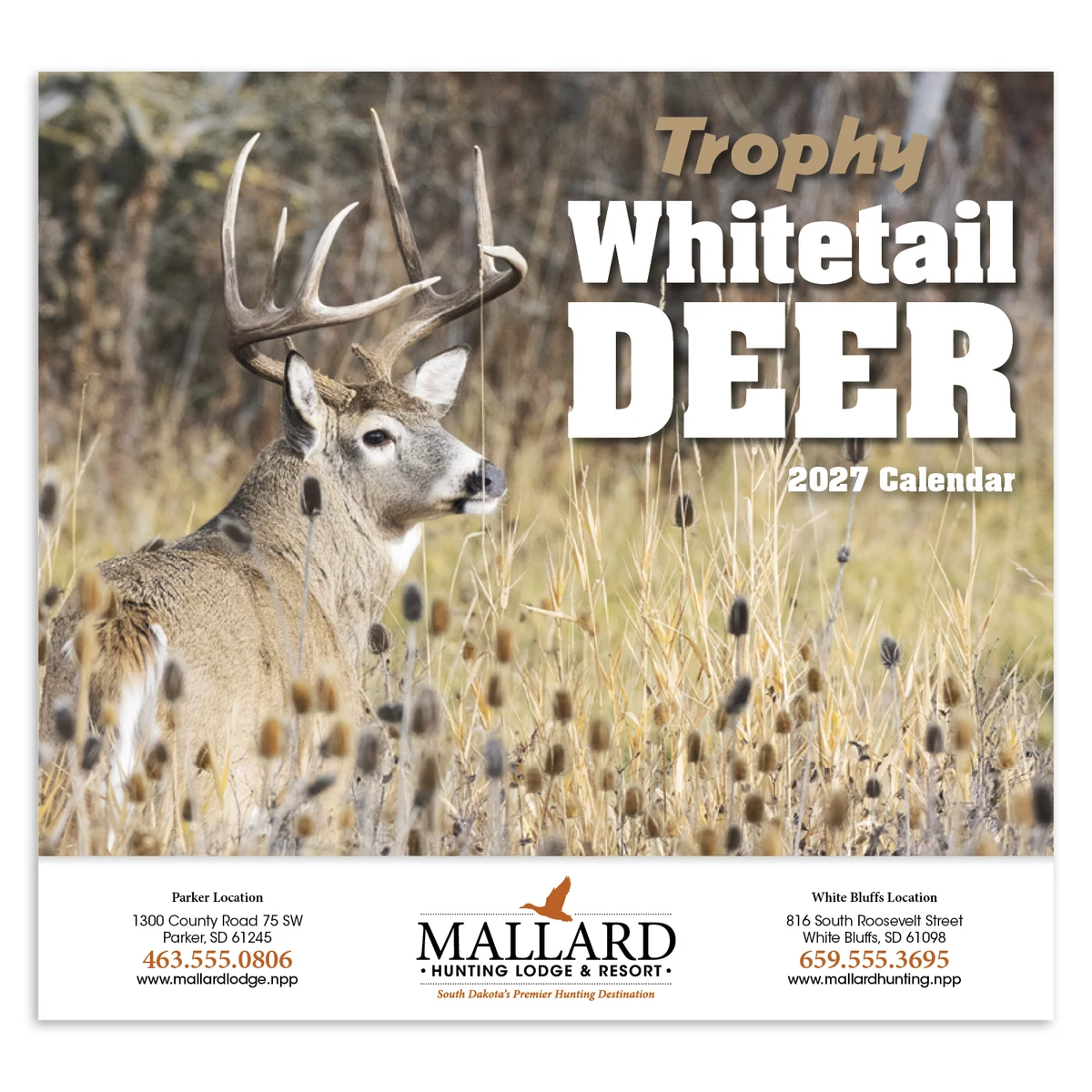 HotLine® Products Trophy Whitetail Deer Appointment Calendar - Stapled 1