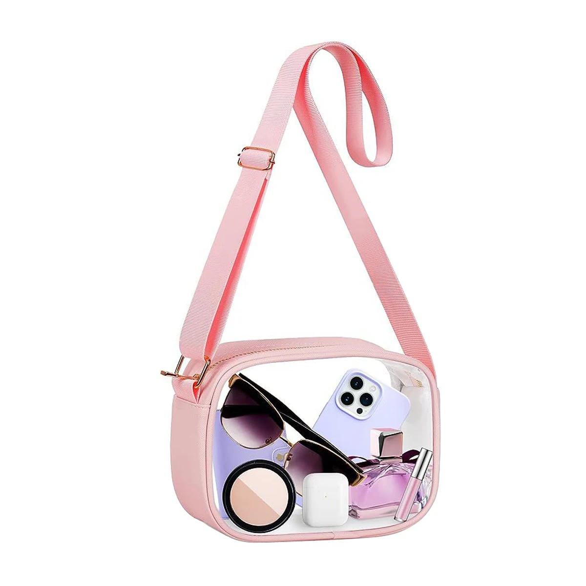 Clear Crossbody Messenger Bag 1