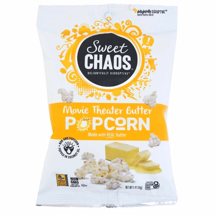 Sweet Chaos Popcorn Movie Theater Butter