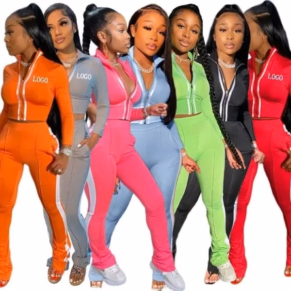 Custom Zip-Up Women's Tracksuits