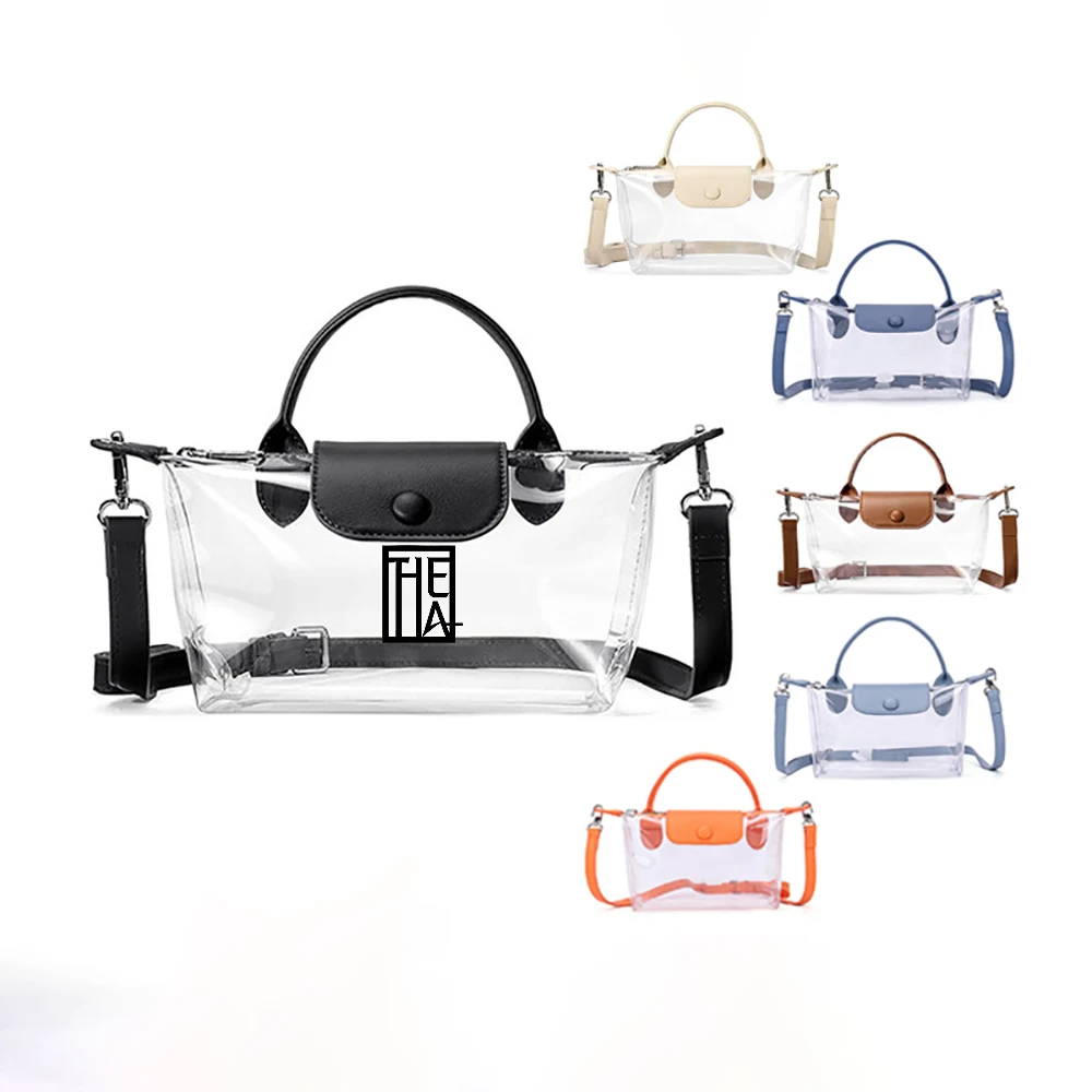 Stadium-Approved PVC Waterproof Clear Crossbody Bag 1