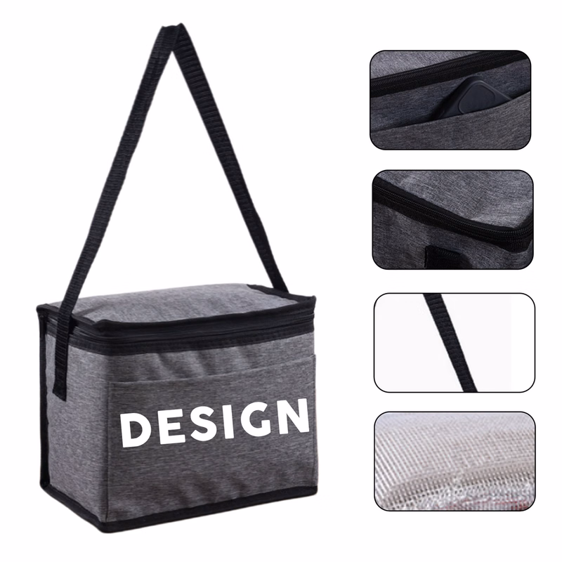 Zippered Lunch Cooler Bag
