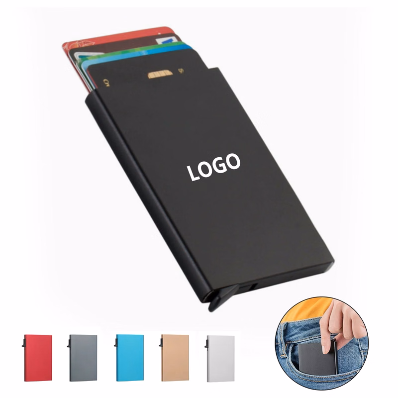 Metal Automatic Pop-Up Card Holder