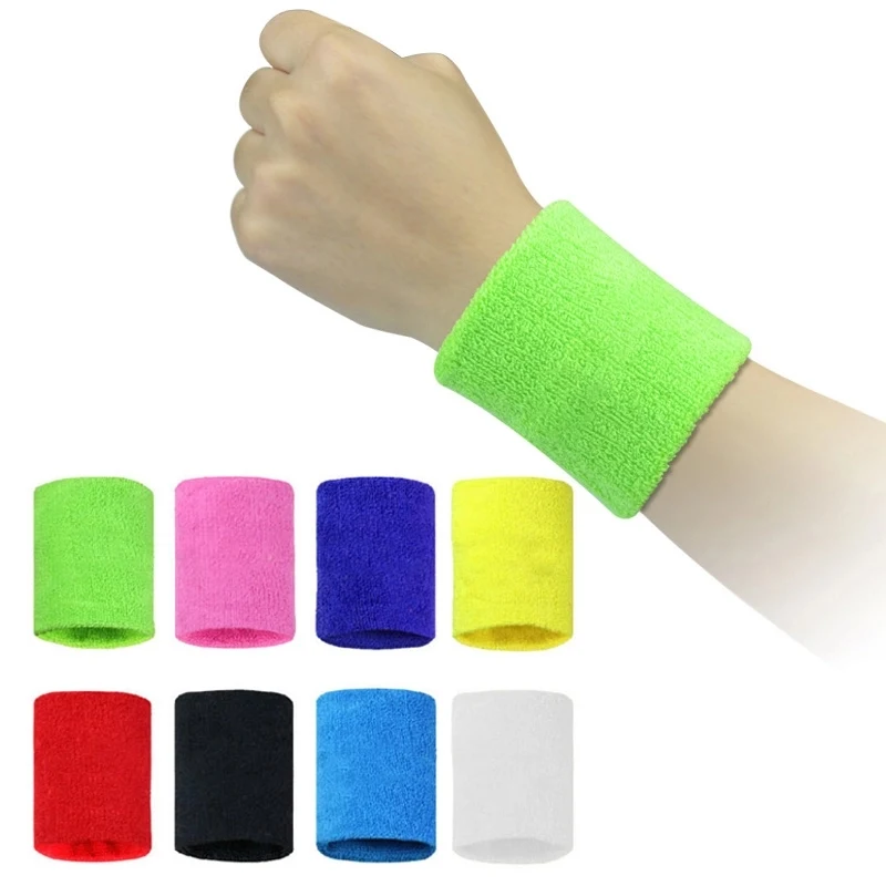 Wrist Sweatbands Thick Cotton Terry Cloth Wristbands 1