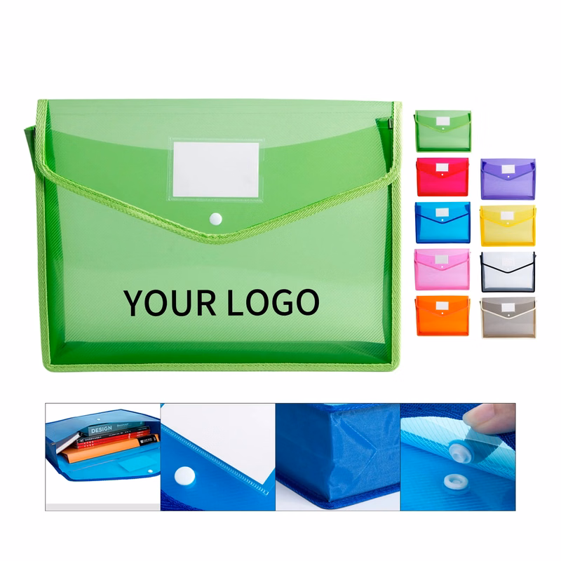 Snap-Closure Document Folder