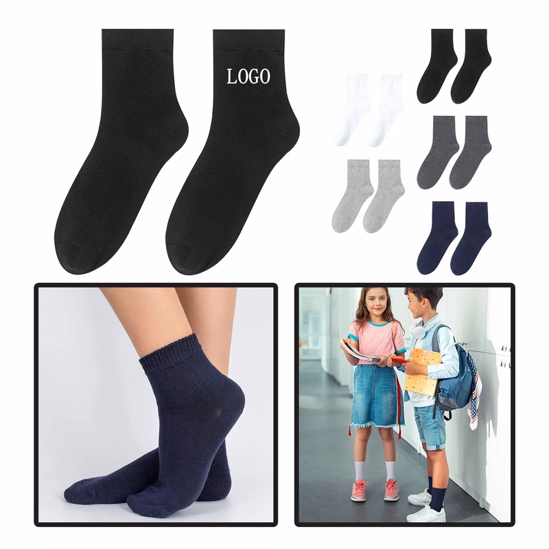 Jacquard Knit Cotton Socks