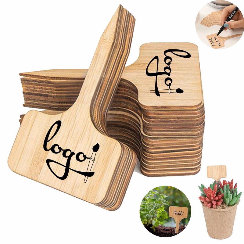 3.9"??2.4" Creative Wooden Flower Tags