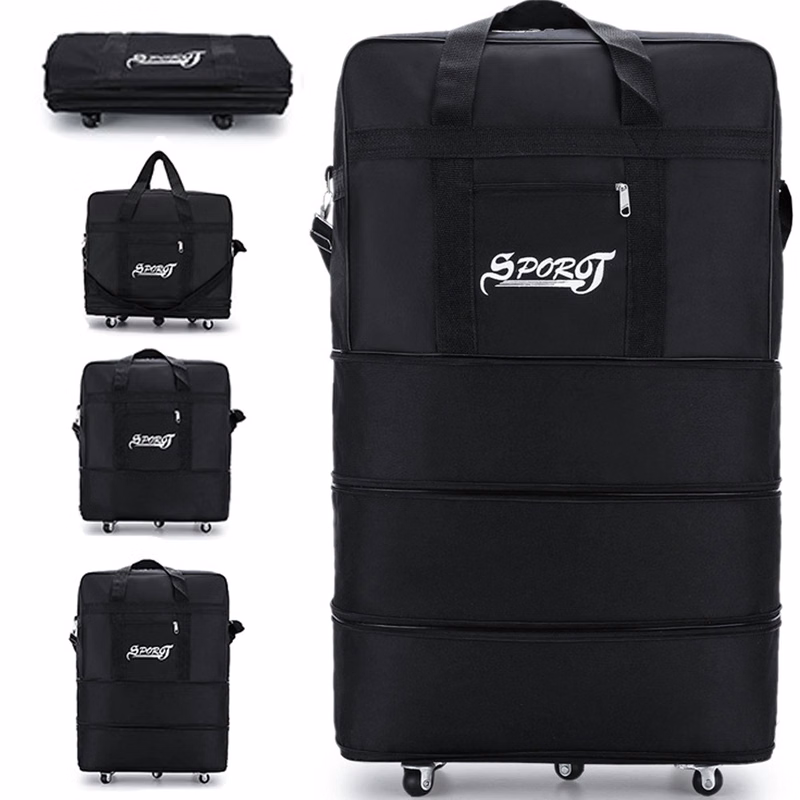 Adjustable Capacity Rolling Duffel Bag