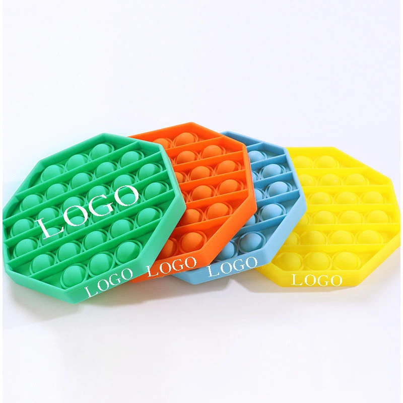 Silicone Bubble Pop Fidget Sensory Toys Stress Reliever for Kids and Adult 1