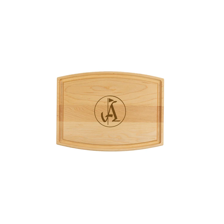 Small Maple Arched Cutting Board with Juice Groove 12"x9"x3/4" 1