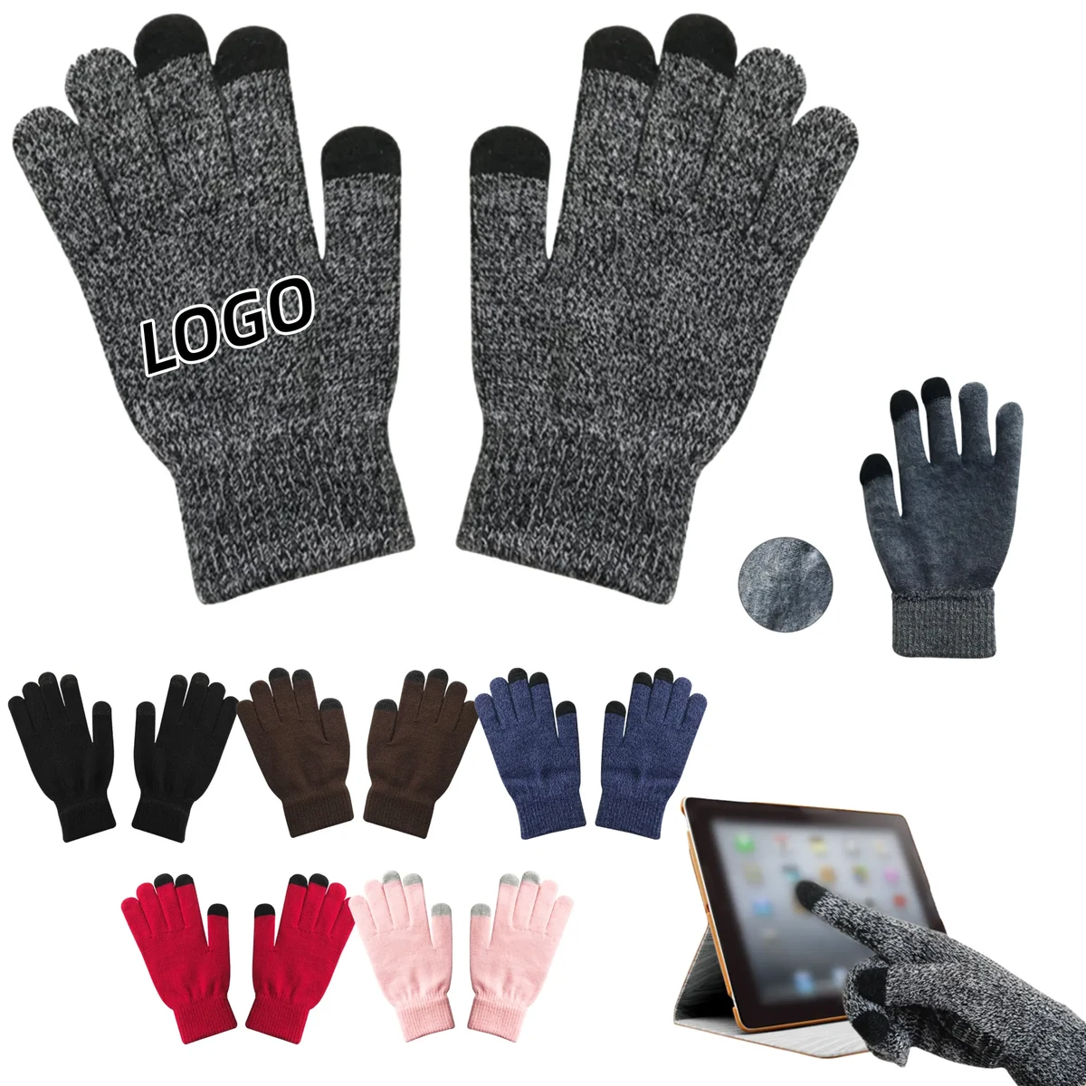 Touch Screen Acrylic Gloves 1