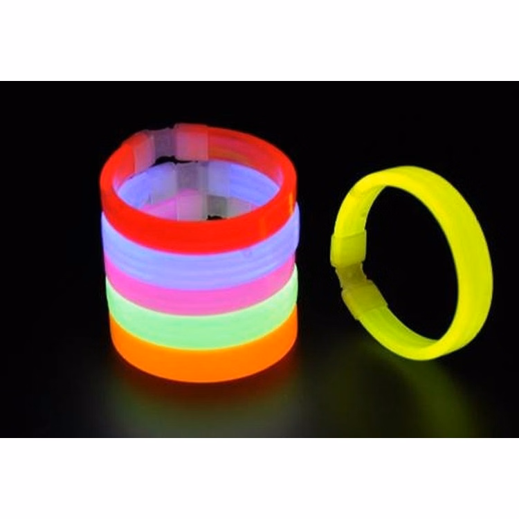 PE Plastic Luminous Sports Wristband Bracelet