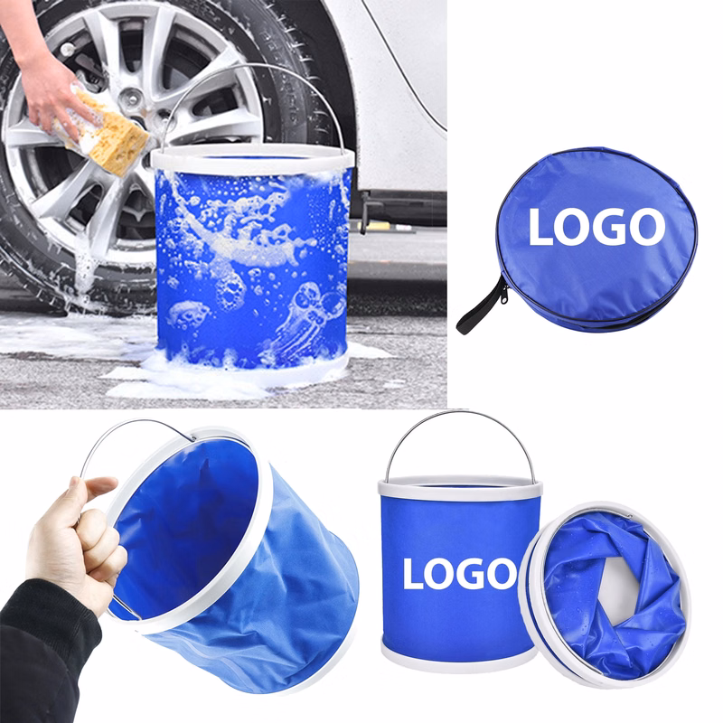 MOQ 50 OutDoor Collapsible Water Bucket
