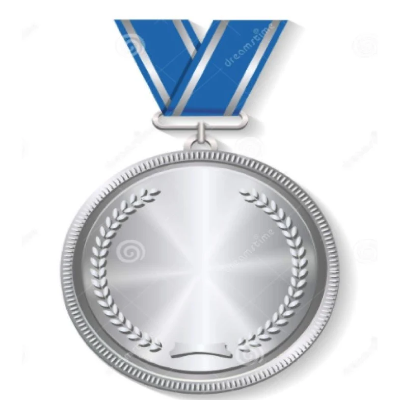 Customized Antique Silver Plated Solid Iron Medal 1