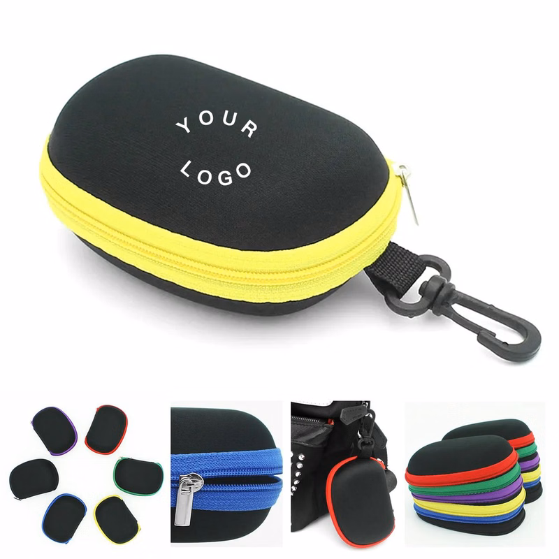 Portable Eyeglass Carrying Box with Secure Zipper