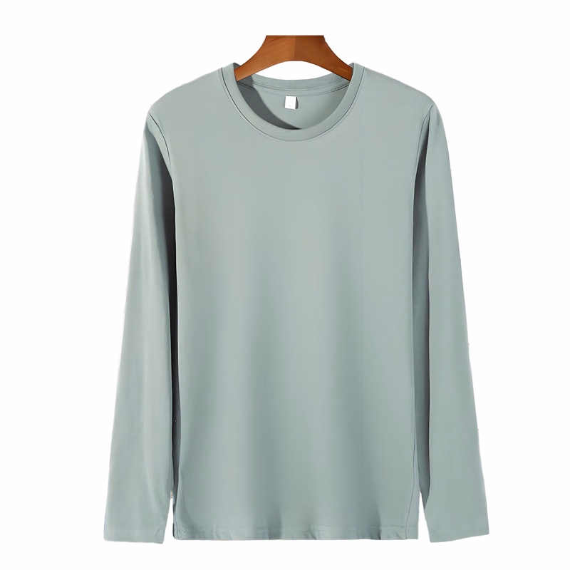 180GMS Combed Cotton Long Sleeve T-Shirt for Men