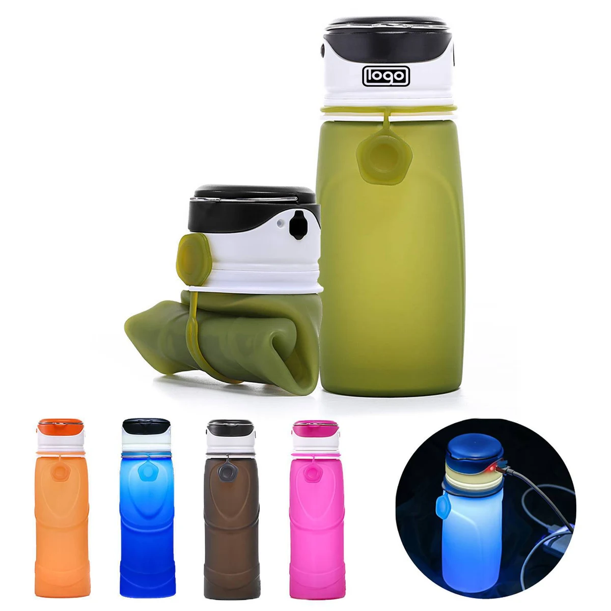 LED Silicone Luminous Water Cup 1