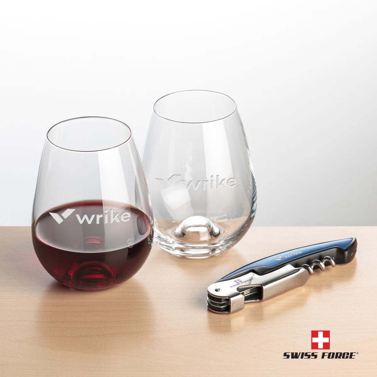 Swiss Force® Opener & Edderton Stemless Wine 1