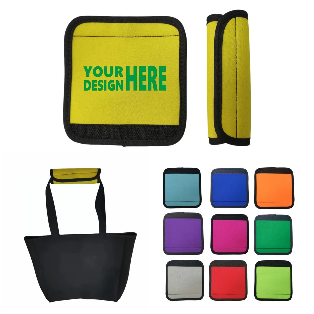 Stretch Neoprene Suitcase Handle Protector 1