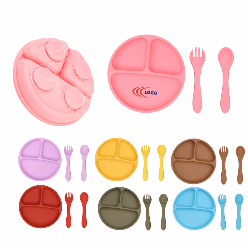 Children's Silicone Food Bowl Tableware Set