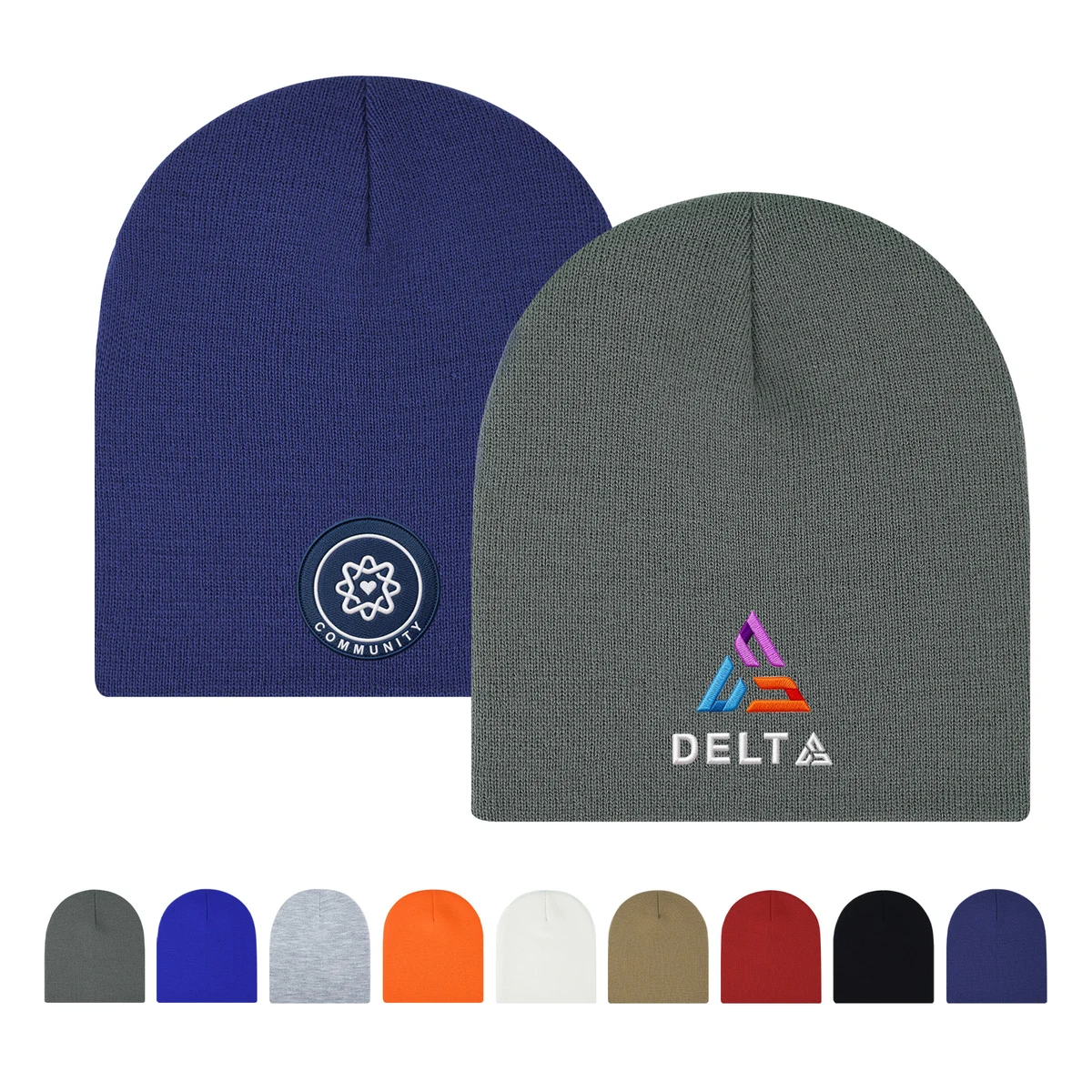 Unisex Level Knit Beanie Cap 1