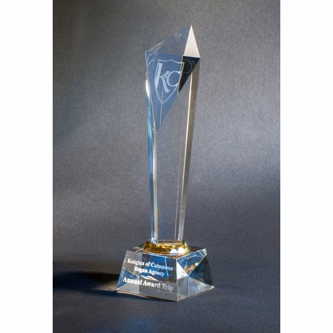 Designer Crystal Alta Vista Award