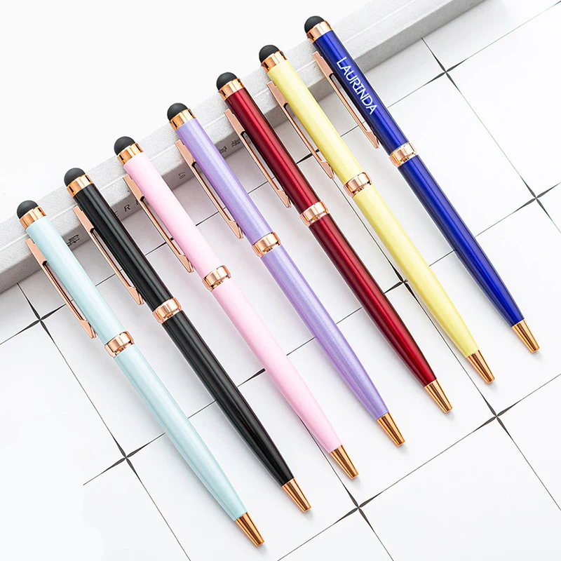 Twist Action Ballpoint Pen w/ Touchscreen Stylus 1