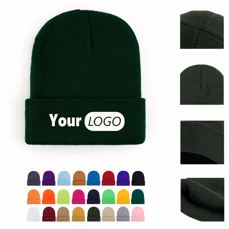 Unisex Warm Beanie Knitted Hat For Autumn And Winter