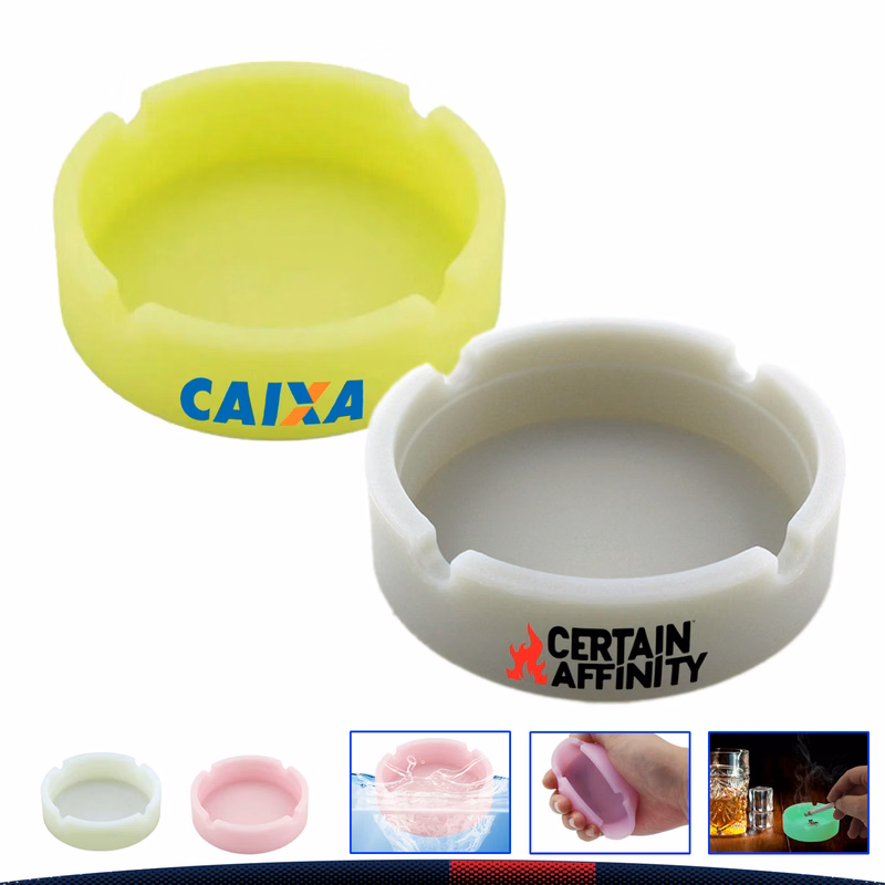 Round Fluorescence Ashtray