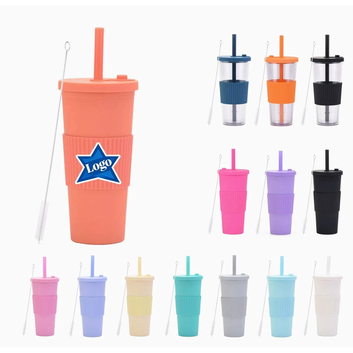 23oz Double-Wall Straw Cup 1