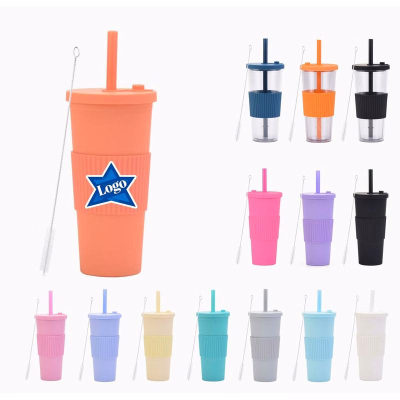 23oz Double-Wall Straw Cup