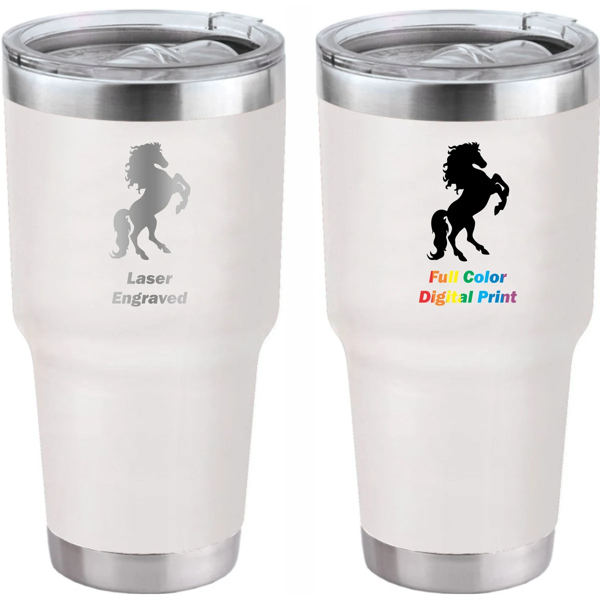 30 Oz. Tahoe Stainless Steel Tumbler w/Slider Lid 1