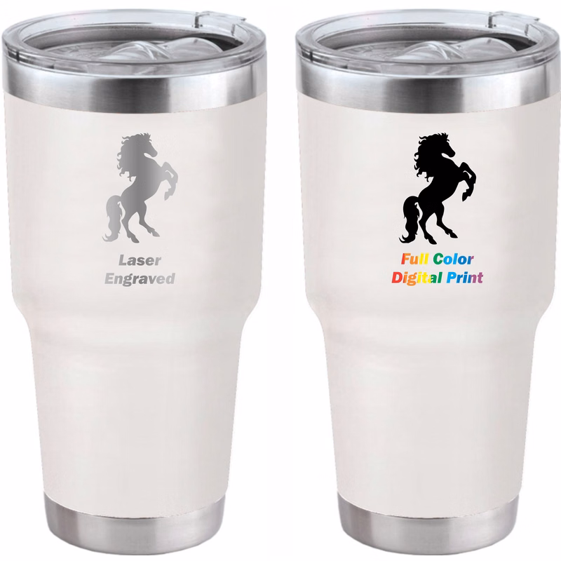 30 Oz. Tahoe Stainless Steel Tumbler w/Slider Lid