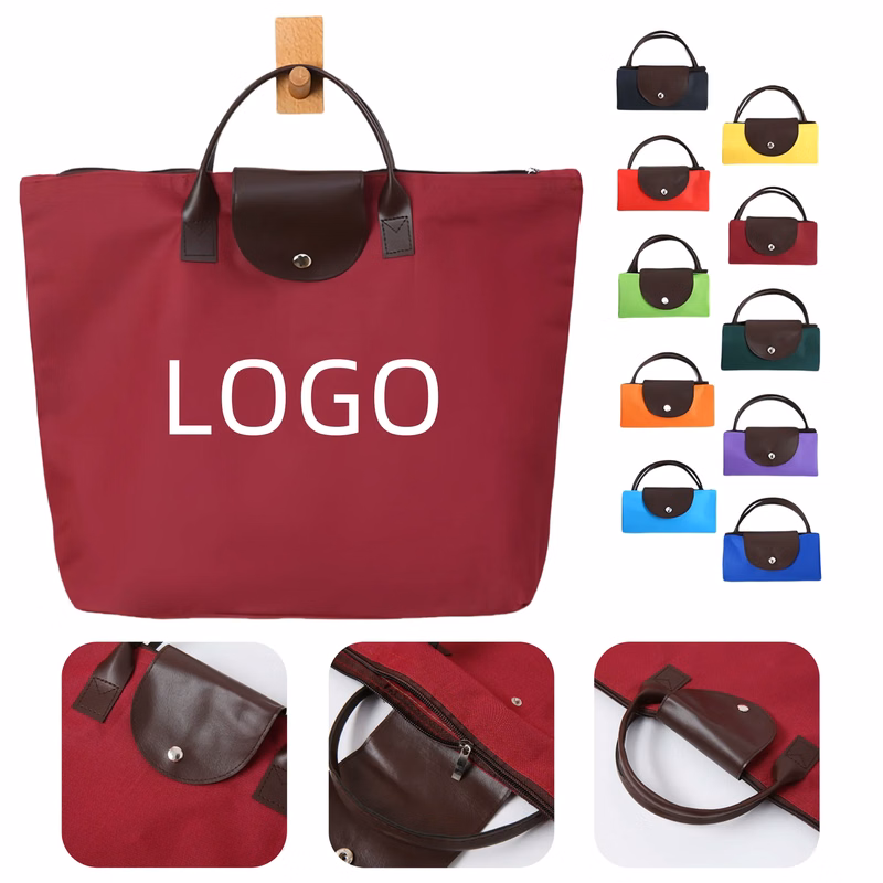 Oxford Cloth Portable Foldable Shopping Bag