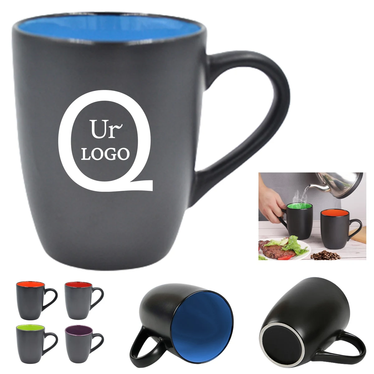 16Oz Inner Color Ceramic Mug 1