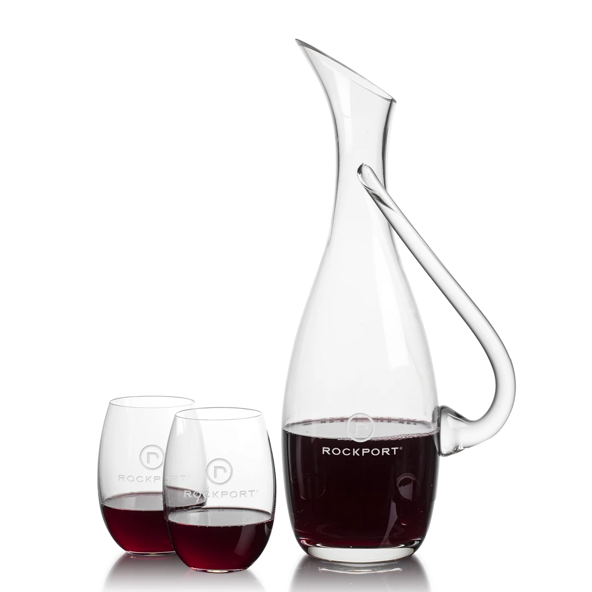 Uxbridge Carafe & Carlita Stemless Wine 1